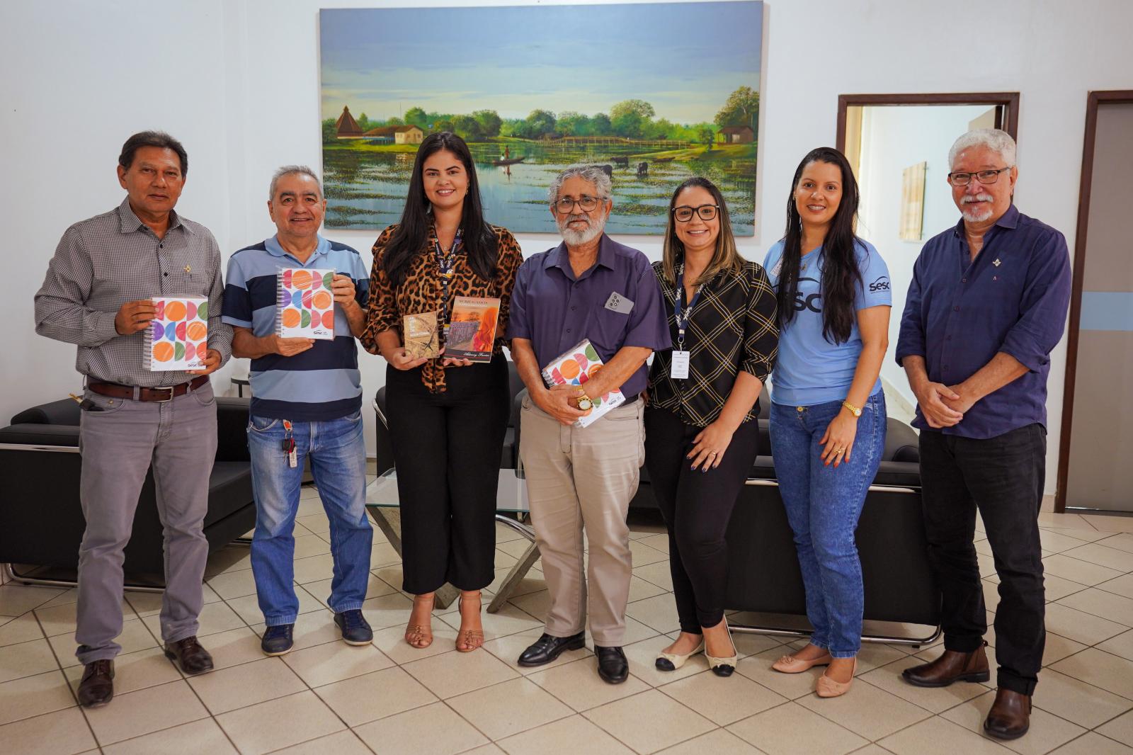 Sesc Amapá Galeria Ações Visita Academia Amapaense de Letras