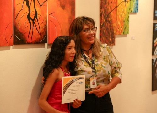 Vernissage da Exposição: "Feito com o Defeito" e Entrega de Certificados do Curso de Artes Visuais - PCG
