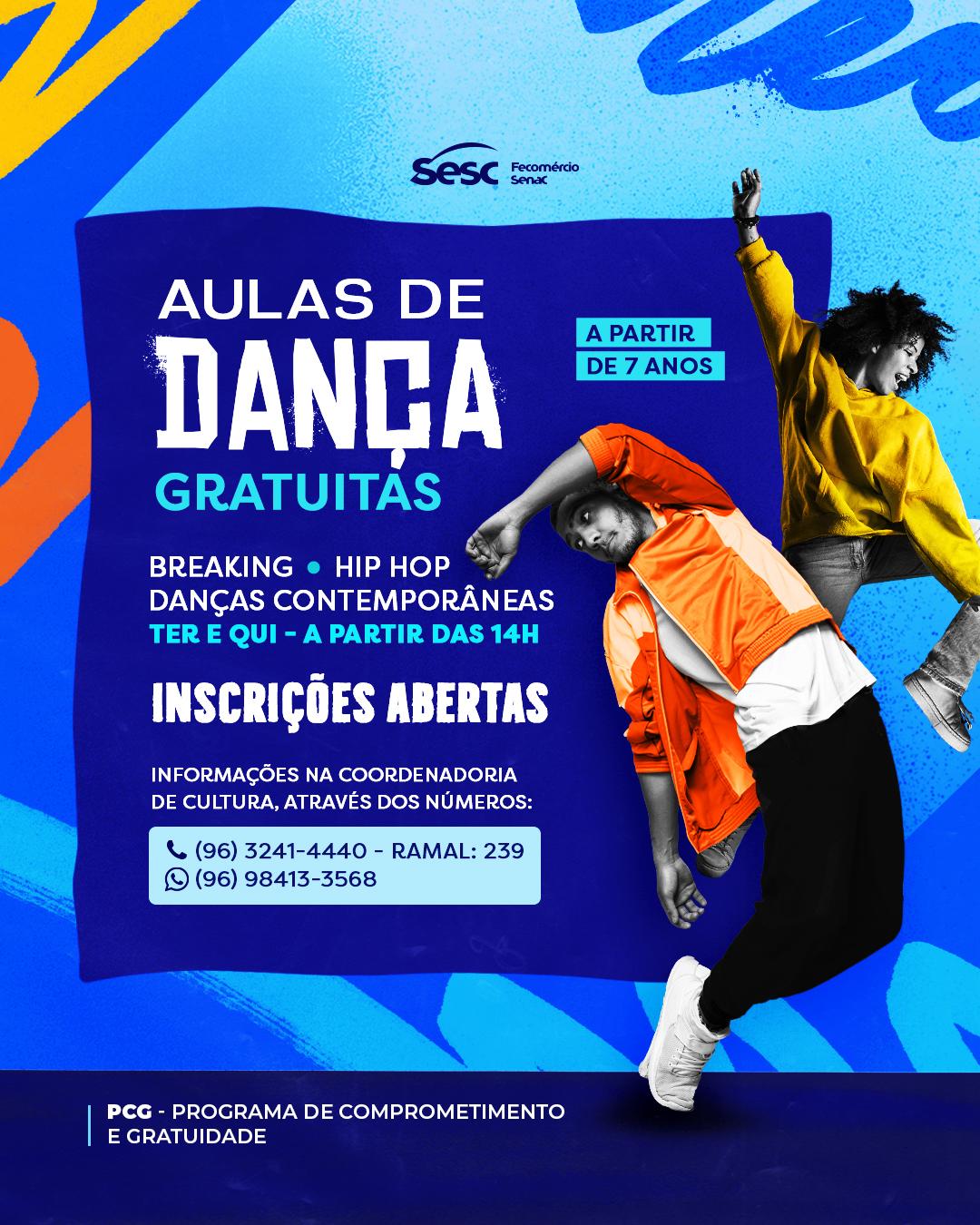 Aulas de Dança Gratuitas