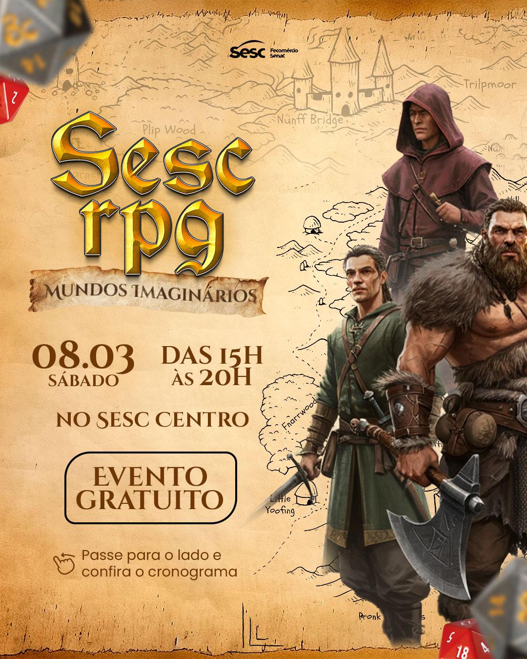 Sesc RPG - Mundos Imaginários