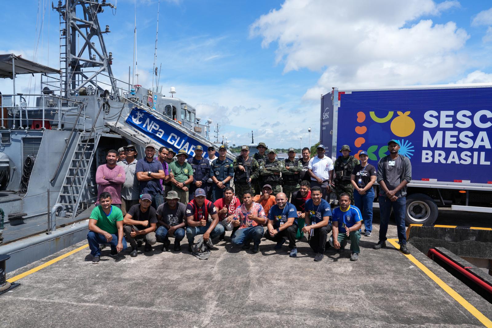 Sesc Mesa Brasil recebe doação de 5 toneladas de pescado apreendido no Amapá